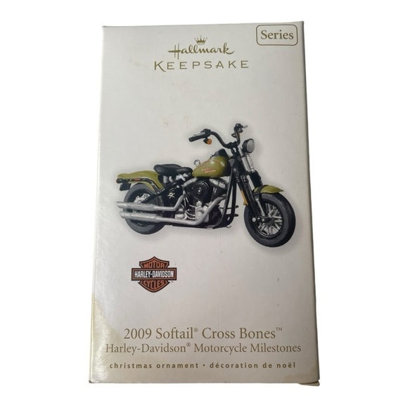 NWT Hallmark Keepsake Harley-Davidson 2009 Softail Christmas Motorcycle Ornament - Picture 1 of 3
